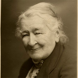 Sepia photo of Mary Louisa Wood