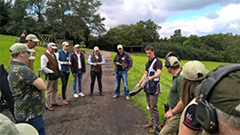 Holland and Holland RL360 shooting event