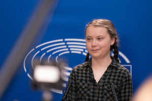 Greta Thunberg began Climate strike in 2018
