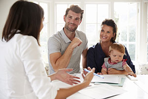 Family discussing power of attorney