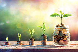 Grow savings each month