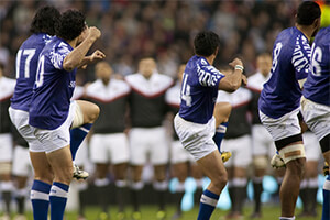 Western Samoa stun Wales at the Arms Park, 1991